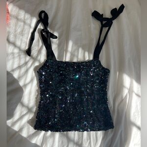 Sparkly going out top size XS from free people intimates. Brand new!!